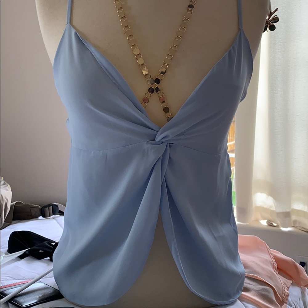 Blue tank top